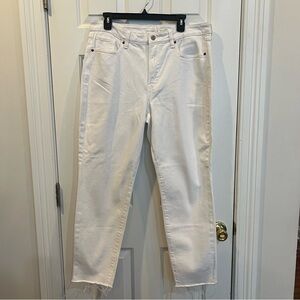 Old Navy High-Rise White Jeans